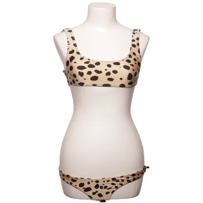 Bikini (Beige, Zwart) van Triangl Elastaan, Polyamide