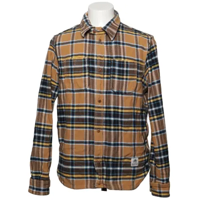Chemise en flanelle (Marron, Bleu, Blanc) de Kings of Indigo Coton biologique