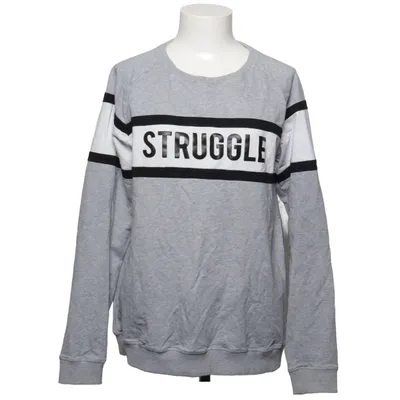 Sweatshirt (Grå, Hvid, Sort) fra Struggle Sportwear Bomuld, Elastan