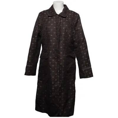 Coat (Brown) from Saint Tropez Polyester, Viscose