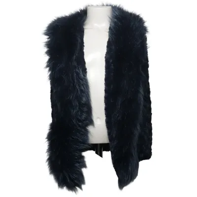 Outer vest (Blue) from Lily Faux fur, Polyester