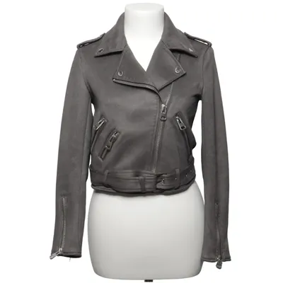 Biker jacket (Gray) from Zara Basic Outerwear