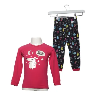Pyjamasz (Pink, Flerfarvet) fra Babauba Bomuld, Elastan