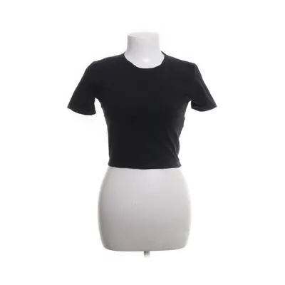 Crop top (Black) from Zara Cotton, Elastane