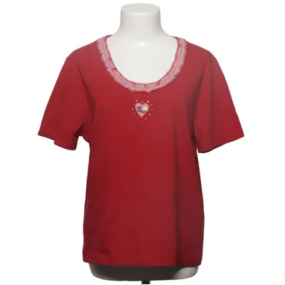 T-shirt (Rood) van Hammerschmid Katoen, Elastaan
