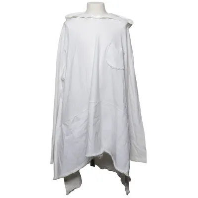 Robe à capuche (Blanc) de Mumu Coton, Élasthane