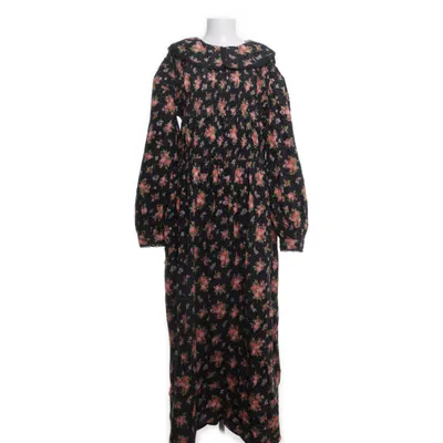 Maxi jurk (Zwart, Roze, Groen) van Reclaimed Vintage Katoen