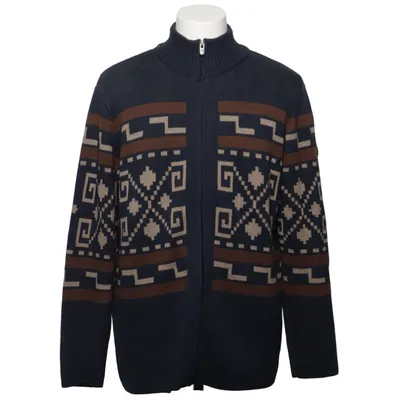Cardigan (Blauw, Bruin) van Claudio Campione Acryl, Katoen