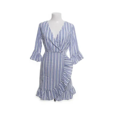 Robe (Blanc, Bleu) de Aygill's Polyester, Viscose