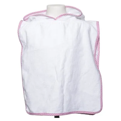 Badcape (Vit, Rosa) från IA BON Bomull