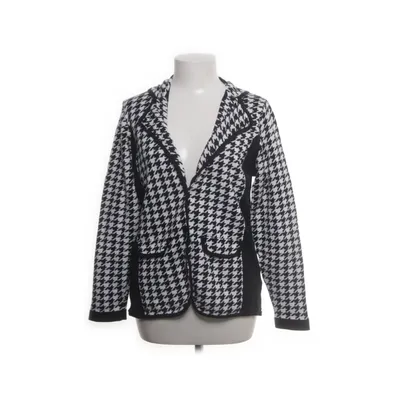 Cardigan (White, Black) from Noble by Micha Acrylic, Cotton