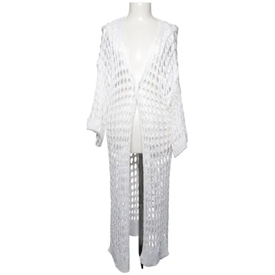Strickjacke (Weiß) von Sassy Classy Acryl, Baumwolle
