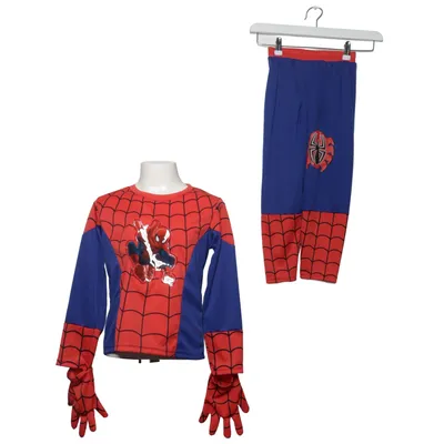 Maskeradkläder (Blå, Röd) från Marvel Spiderman