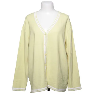 Cardigan (Yellow, White) from Collection Chalice Acrylic, Elastane, Polyamide