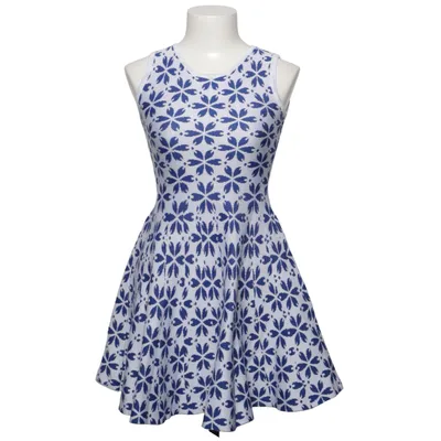 Dress (Blue, White) from Wish by Anjee Polyamide, Viscose