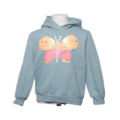 Capuchon sweater (Blauw, Meerkleurig) van H&M Katoen, Polyester