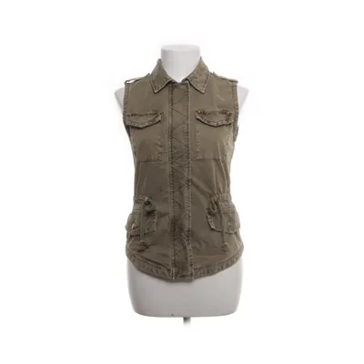 Spijker gilet (Groen) van ONLY Blue Behavior Katoen