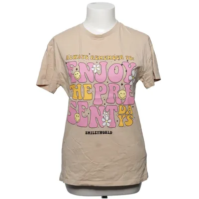 T-shirt (Beige, Roze, Geel) van Smiley World Katoen