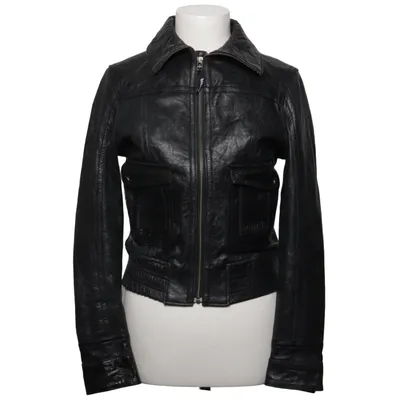 Lederjacke (Schwarz) von Bench Baumwolle, Leder