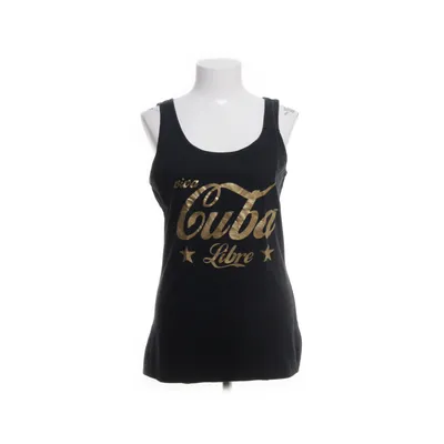 Tanktop (Zwart, Geel) van Gildan Softstyle Katoen
