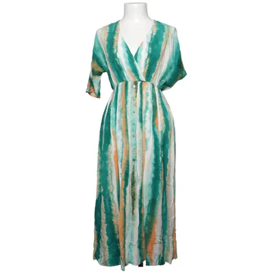 Maxi jurk (Groen, Oranje, Wit) van Guts & Gusto Viscose