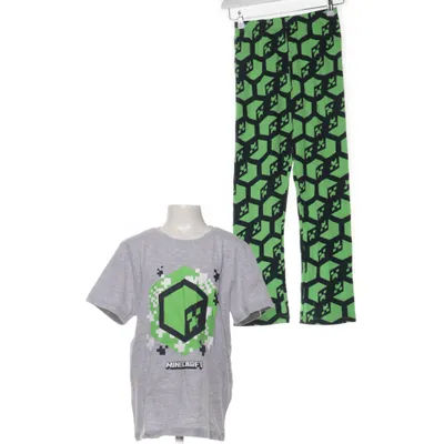 Pyjamas (Grön, Svart, Grå) från Minecraft Bomull, Viskos