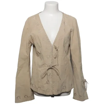 Leather jacket (Beige) from Outfit Leather