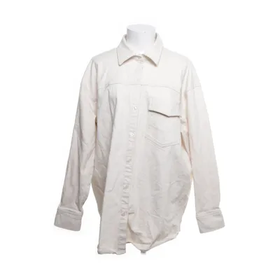 Oberhemd (Weiß, Beige) von H&M Baumwolle, Elasthan