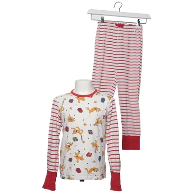 Pajamas (White, Red, Multicolored) from Polarn O. Pyret Elastane, Organic cotton