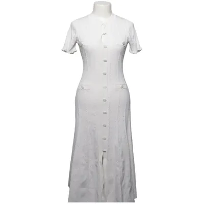 Maxi jurk (Wit) van Sandro Polyamide, Polyester, Viscose