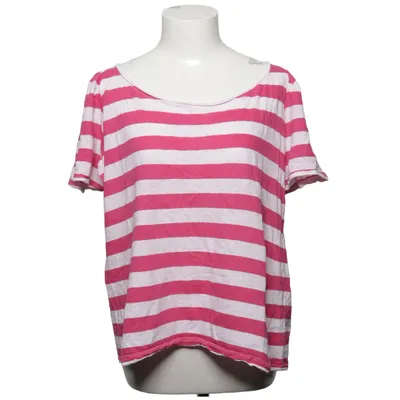 T-shirt (Roze, Wit) van Tindra Linnen, Tencel