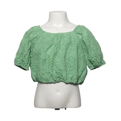 Crop top (Vert) de Zara Coton