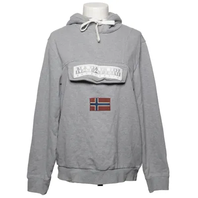 Capuchon sweater (Grijs) van Napapijri Katoen, Elastaan