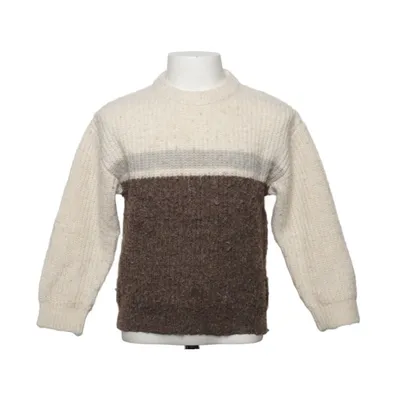 Sweater (Brun, Hvid) fra Zara Akryl, Elastan, Polyester, Uld