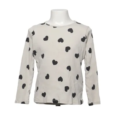 Long sleeve T-shirt (Beige, Black) from Lindex Kids Cotton, Elastane