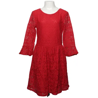 Robe (Rouge) de H&M Polyamide, Coton, Polyester