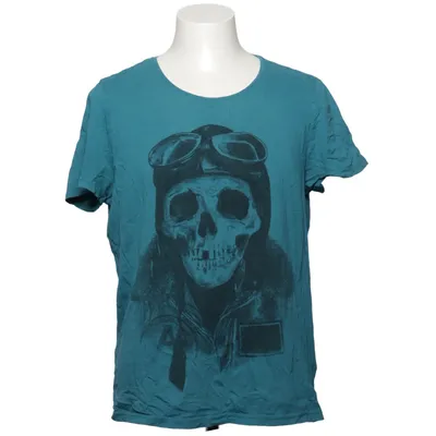 T-shirt (Blå) fra H&M Bomuld