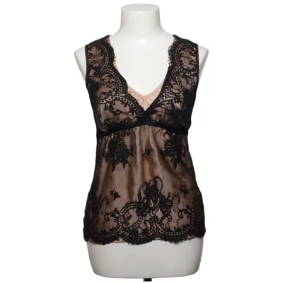 Top (Black, Beige) from Liu Jo Acrylic, Cotton, Viscose, Wool