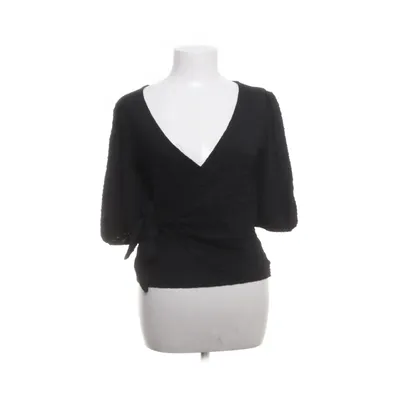 Wikkeltop (Zwart) van Monki Katoen, Elastaan, Polyester