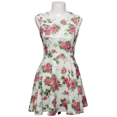 Jurk (Wit, Rood, Groen) van AX Paris Elastaan, Polyester