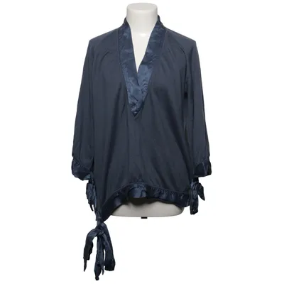 Wikkelblouse (Blauw) van Stella McCartney for H&M Zijde, Wol
