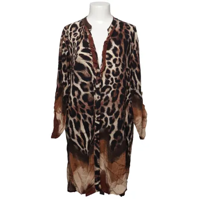 Jurk (Bruin, Zwart, Meerkleurig) van Cat & Co Viscose