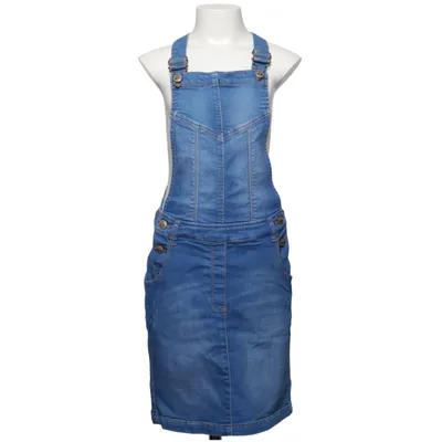 Dungaree dress (Blue) from CKS Cotton, Elastane, Polyester