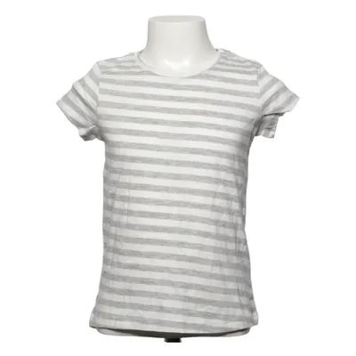 T-shirt (White, Gray) from H&M Basic Cotton, Viscose