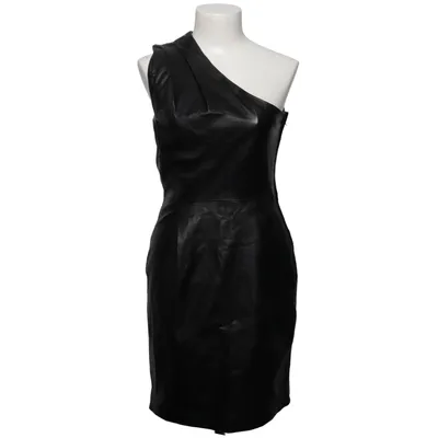 Robe (Noir) de Jimmy Choo for H&M Acétate, Cuir