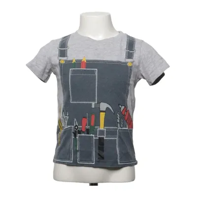 T-shirt (Gray, Multicolored) from Åhléns Kids Cotton, Viscose