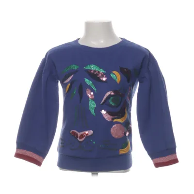 Sweatshirt (Blå, Flerfarvet) fra Au Pareil Au Même Bomuld, Elastan, Polyester