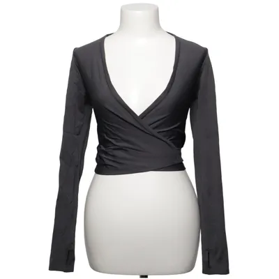 Wrap top (Gray) from Studio 71 Elastane, Polyamide