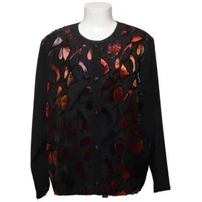 Cardigan (Zwart, Meerkleurig) van Ted Nicol Polyester