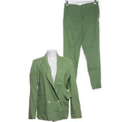 Pak (Groen) van Mango Katoen, Linnen, Polyester